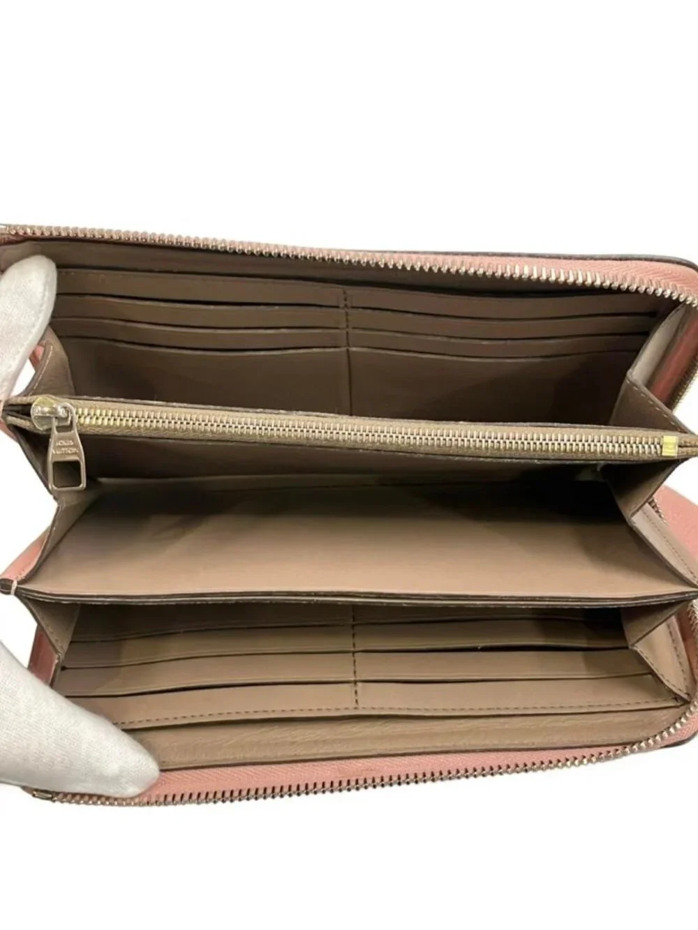 Louis Vuitton L Letter Zipper Wallet Portefeuille Comet Parnassea
